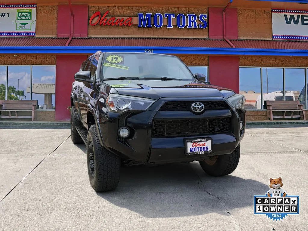 Black 2019 Toyota 4Runner SR5 for sale in Lihue, HI