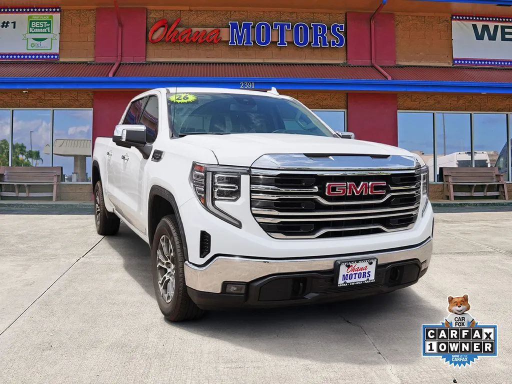 White 2026 GMC Sierra 1500 SLT for sale in Lihue, HI