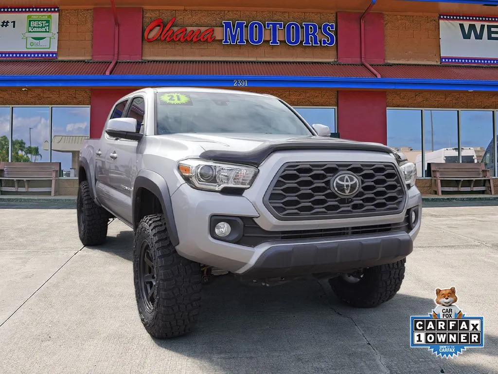 Silver 2021 Toyota Tacoma TRD Off-Road for sale in Lihue, HI