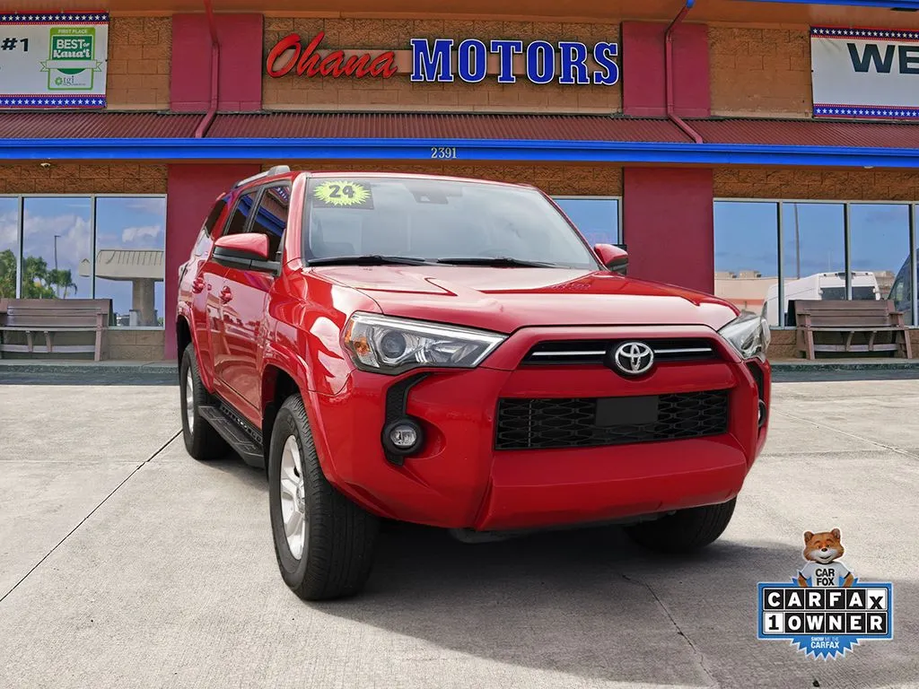Red 2024 Toyota 4Runner SR5 for sale in Lihue, HI