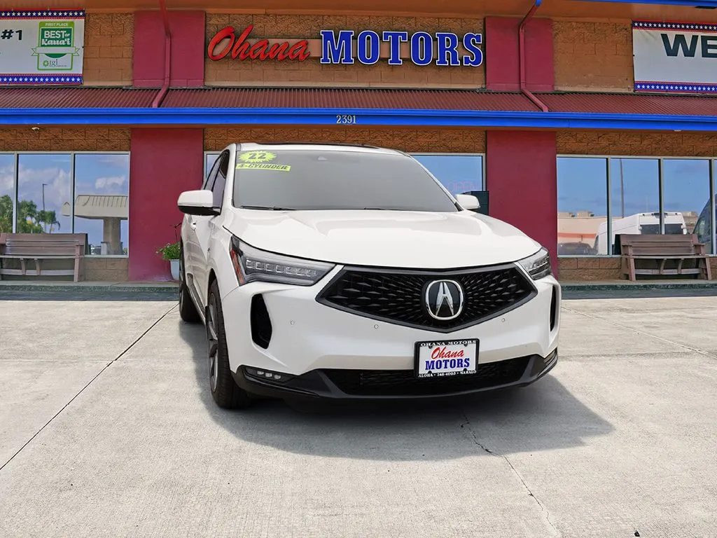 White 2022 Acura RDX A-Spec Package for sale in Lihue, HI