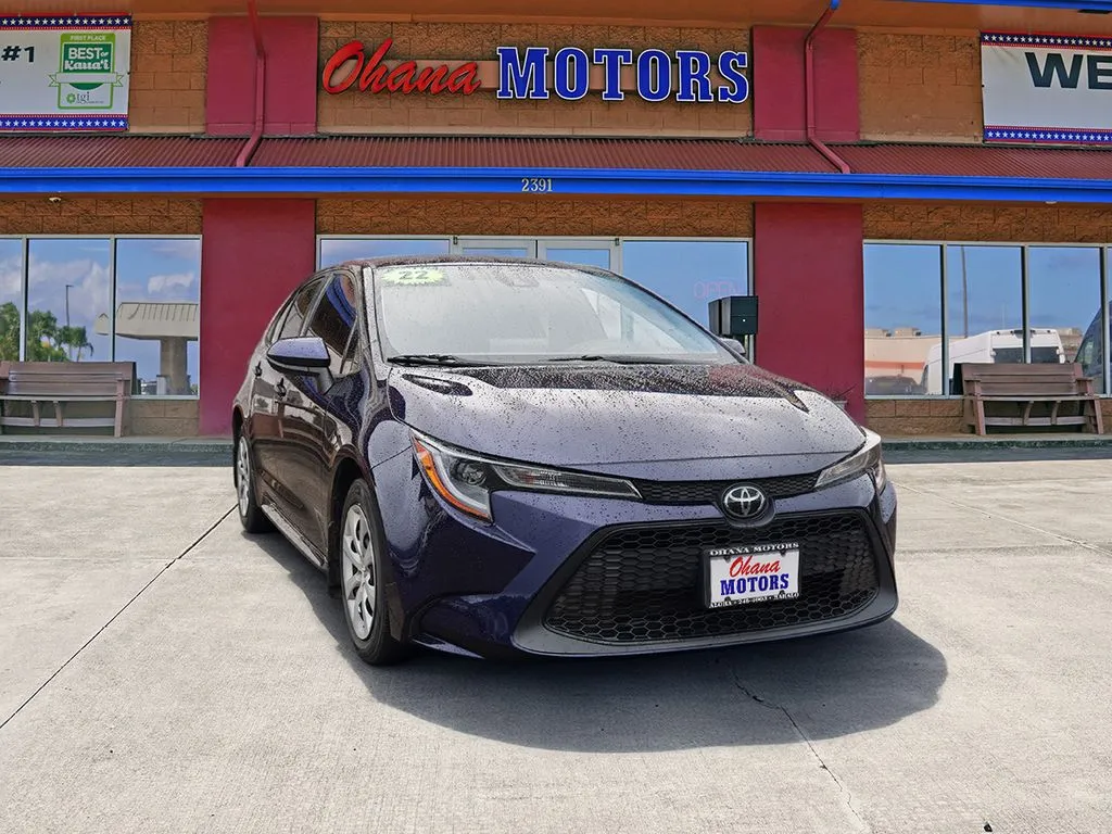Blue 2022 Toyota Corolla LE for sale in Lihue, HI