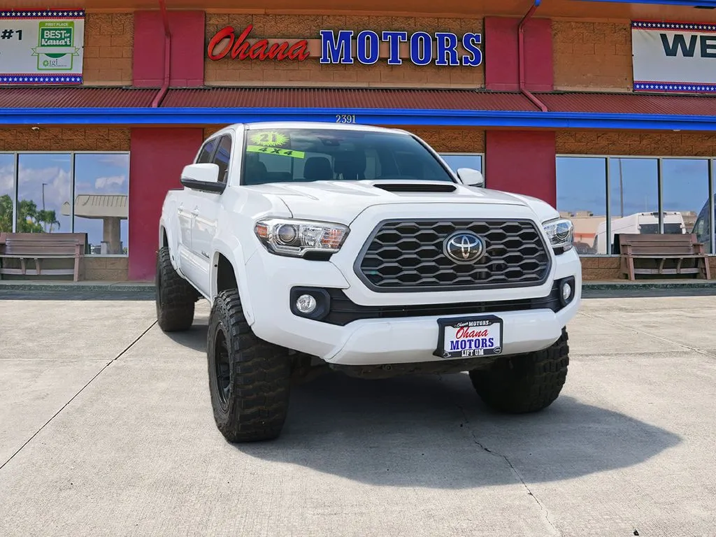 White 2021 Toyota Tacoma TRD Sport for sale in Lihue, HI