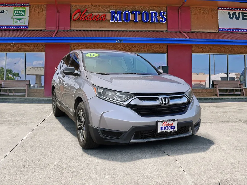 Silver 2017 Honda CR-V LX for sale in Lihue, HI