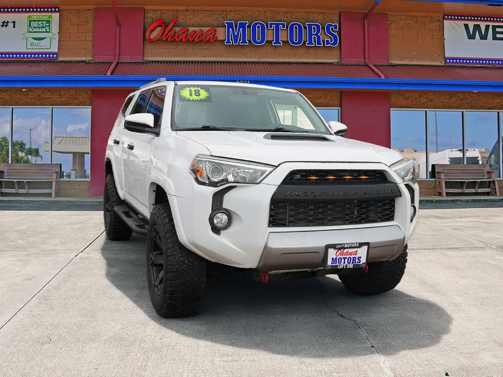 White 2018 Toyota 4Runner TRD Off-Road for sale in Lihue, HI
