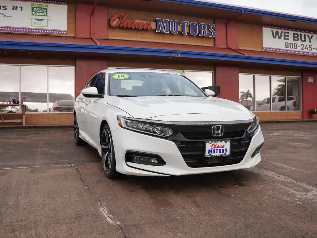 2018 Honda Accord Sport 2.0T at Ohana Motors, photo 2