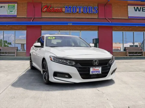White 2018 Honda Accord Sport 2.0T for sale in Lihue, HI