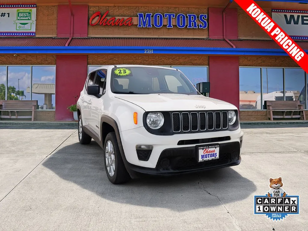 White 2023 Jeep Renegade Latitude for sale in Lihue, HI