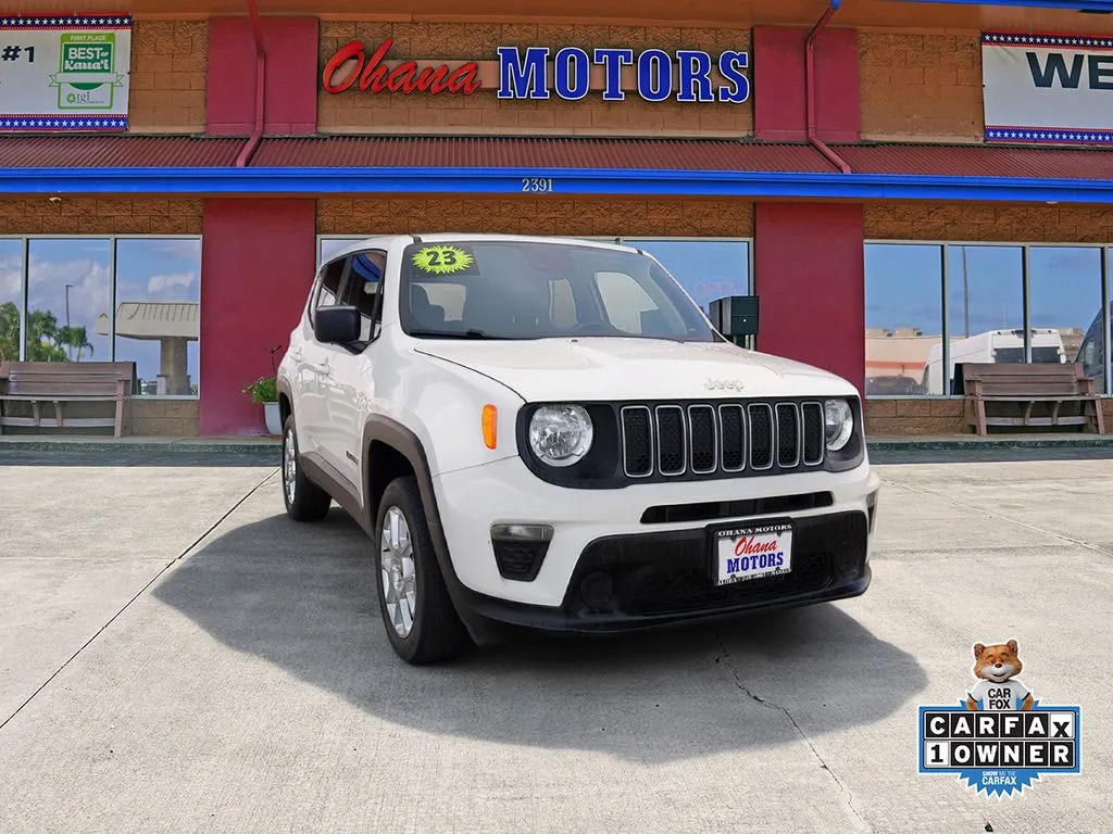 White 2023 Jeep Renegade Latitude for sale in Lihue, HI