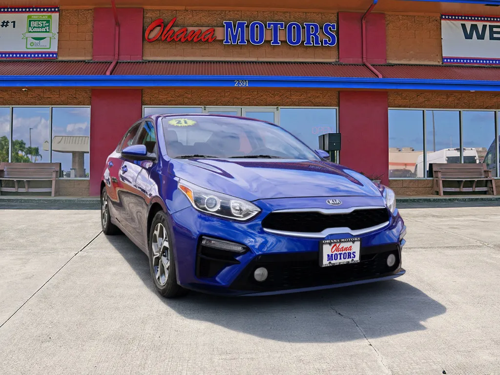 Blue 2021 Kia Forte LXS for sale in Lihue, HI