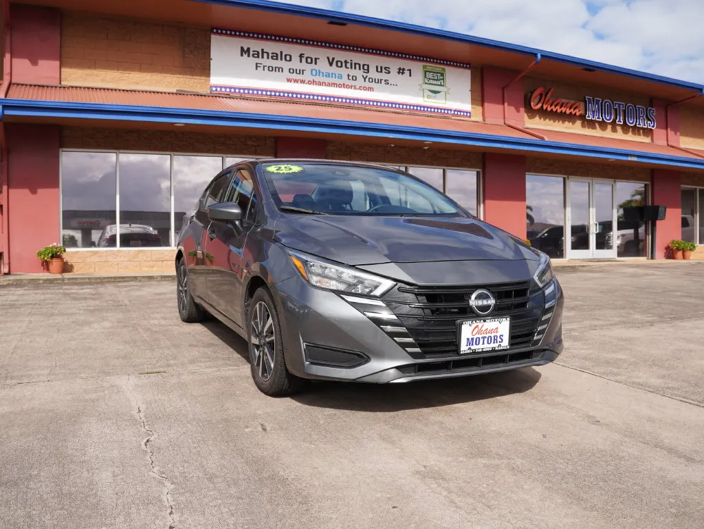 Photos of 2025 Nissan Versa 1.6 SV for sale in Lihue, HI at Ohana Motors