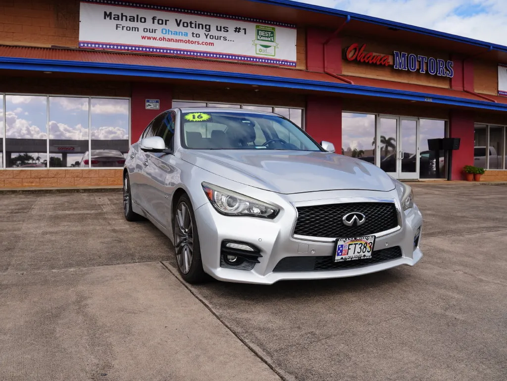 Photos of 2016 INFINITI Q50 Red Sport 400 for sale in Lihue, HI at Ohana Motors