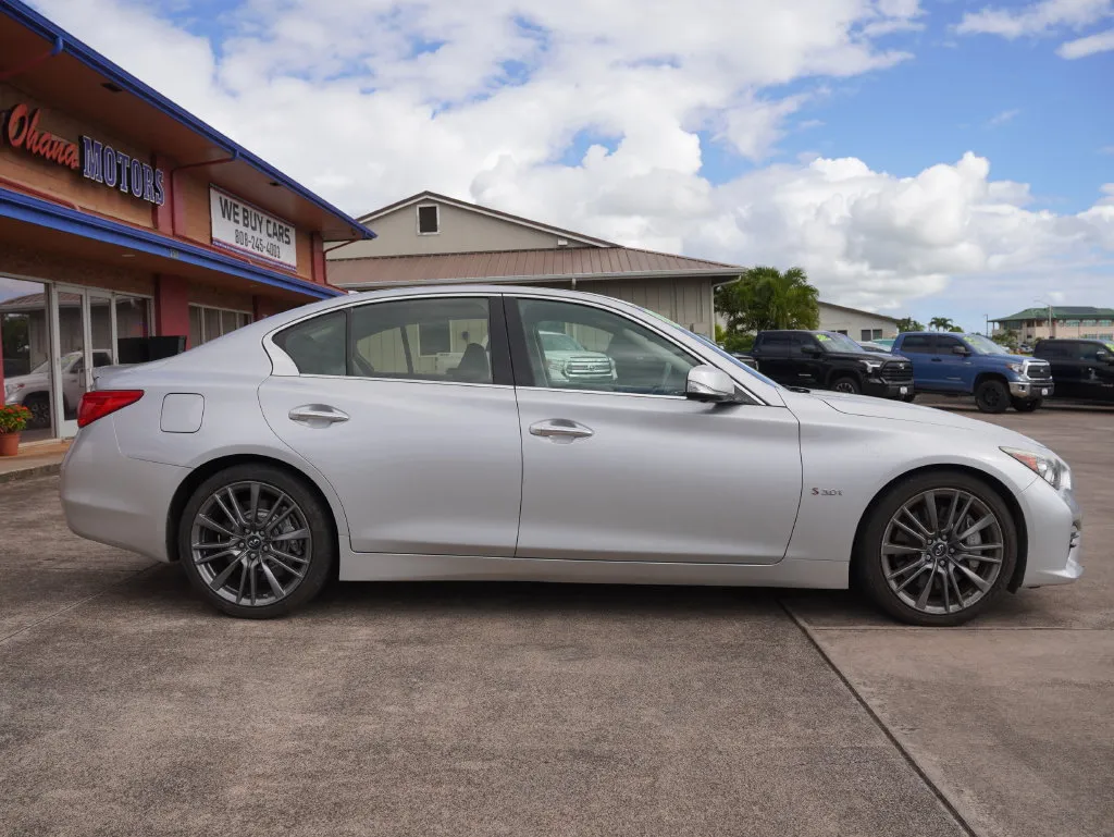 Another view of 2016 INFINITI Q50 Red Sport 400 for sale in Lihue, HI at Ohana Motors