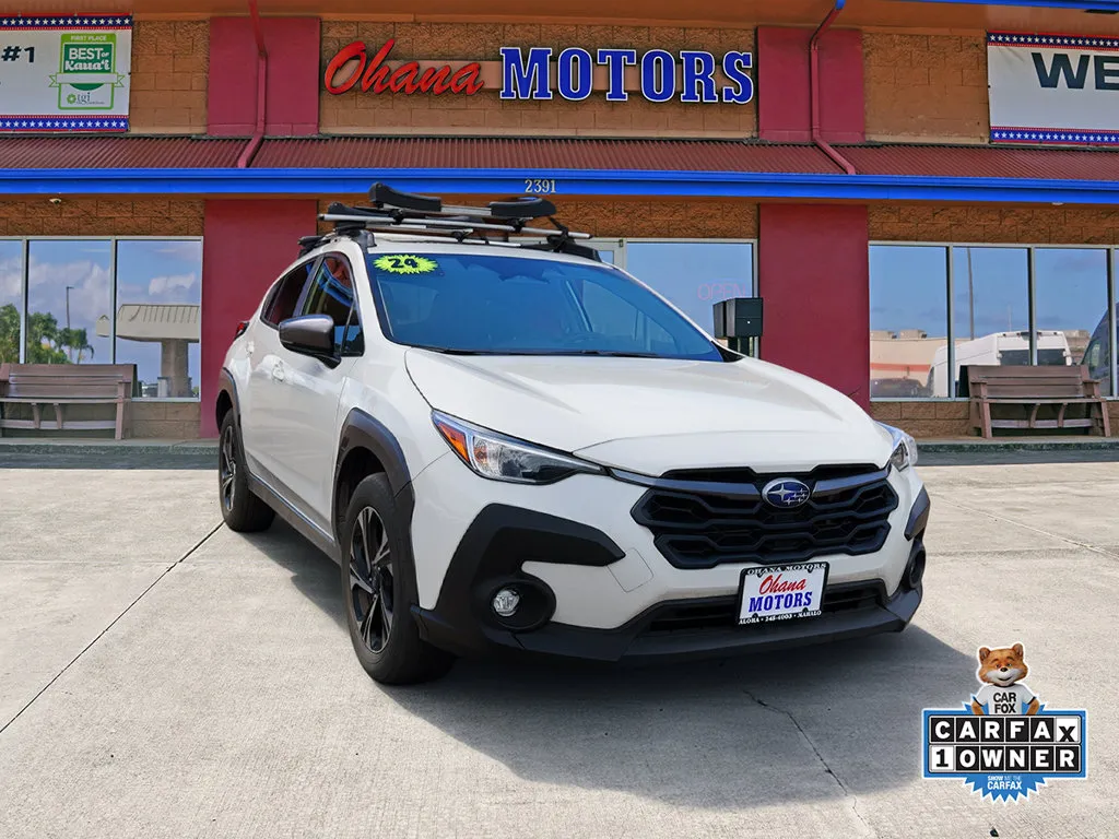White 2024 Subaru Crosstrek Premium for sale in Lihue, HI