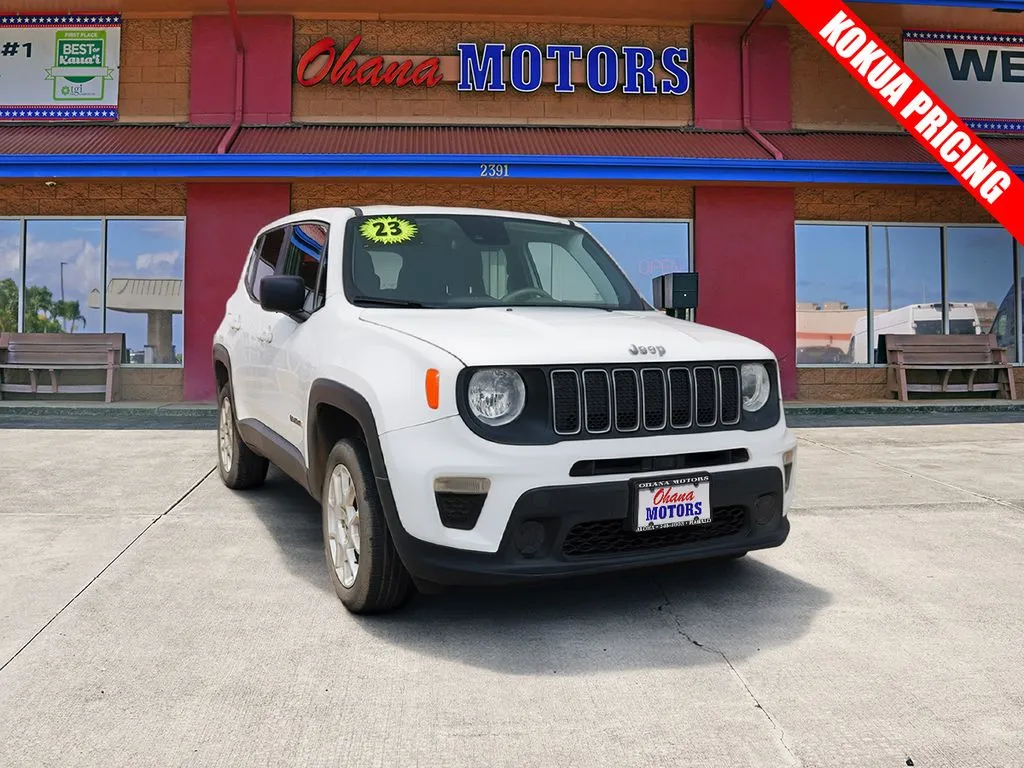 White 2023 Jeep Renegade Latitude for sale in Lihue, HI