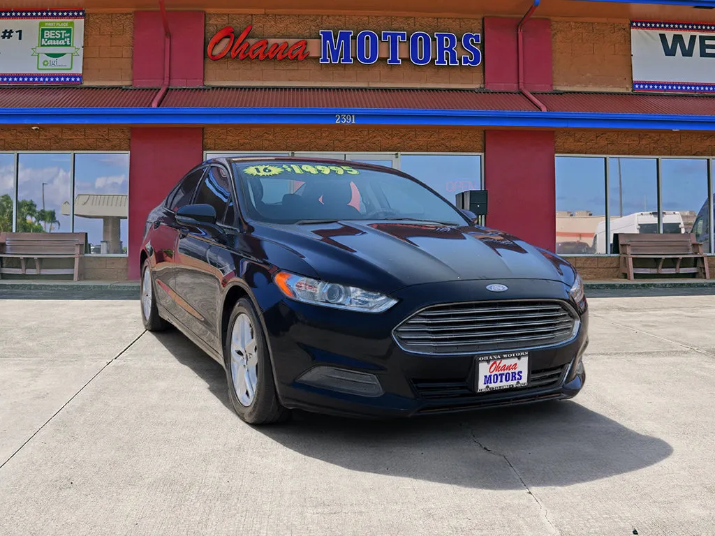 Black 2016 Ford Fusion SE for sale in Lihue, HI