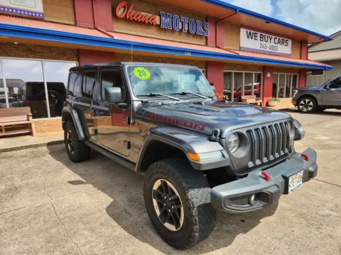 Gray 2020 Jeep Wrangler Unlimited Rubicon for sale in Lihue, HI