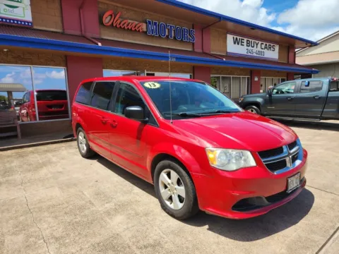 Red 2013 Dodge Grand Caravan SE for sale in Lihue, HI