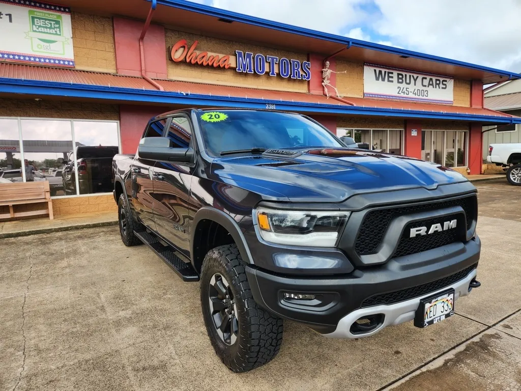 Blue 2020 Ram 1500 Rebel for sale in Lihue, HI