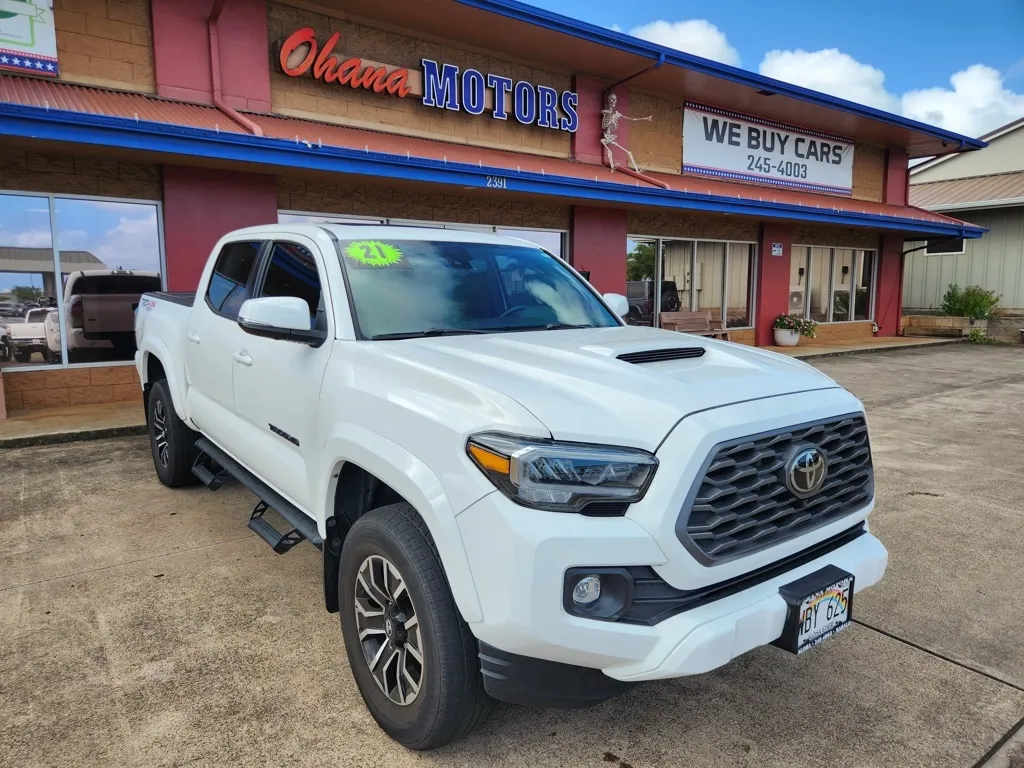 White 2021 Toyota Tacoma TRD Sport for sale in Lihue, HI