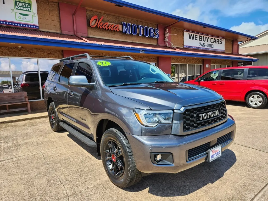 Gray 2021 Toyota Sequoia TRD Pro for sale in Lihue, HI