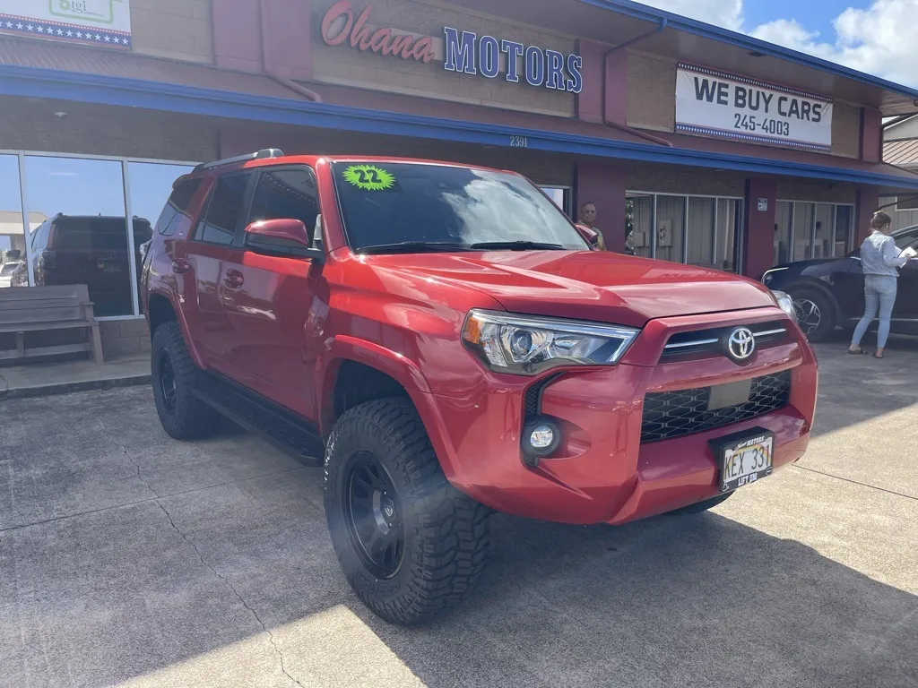 Red 2022 Toyota 4Runner SR5 for sale in Lihue, HI
