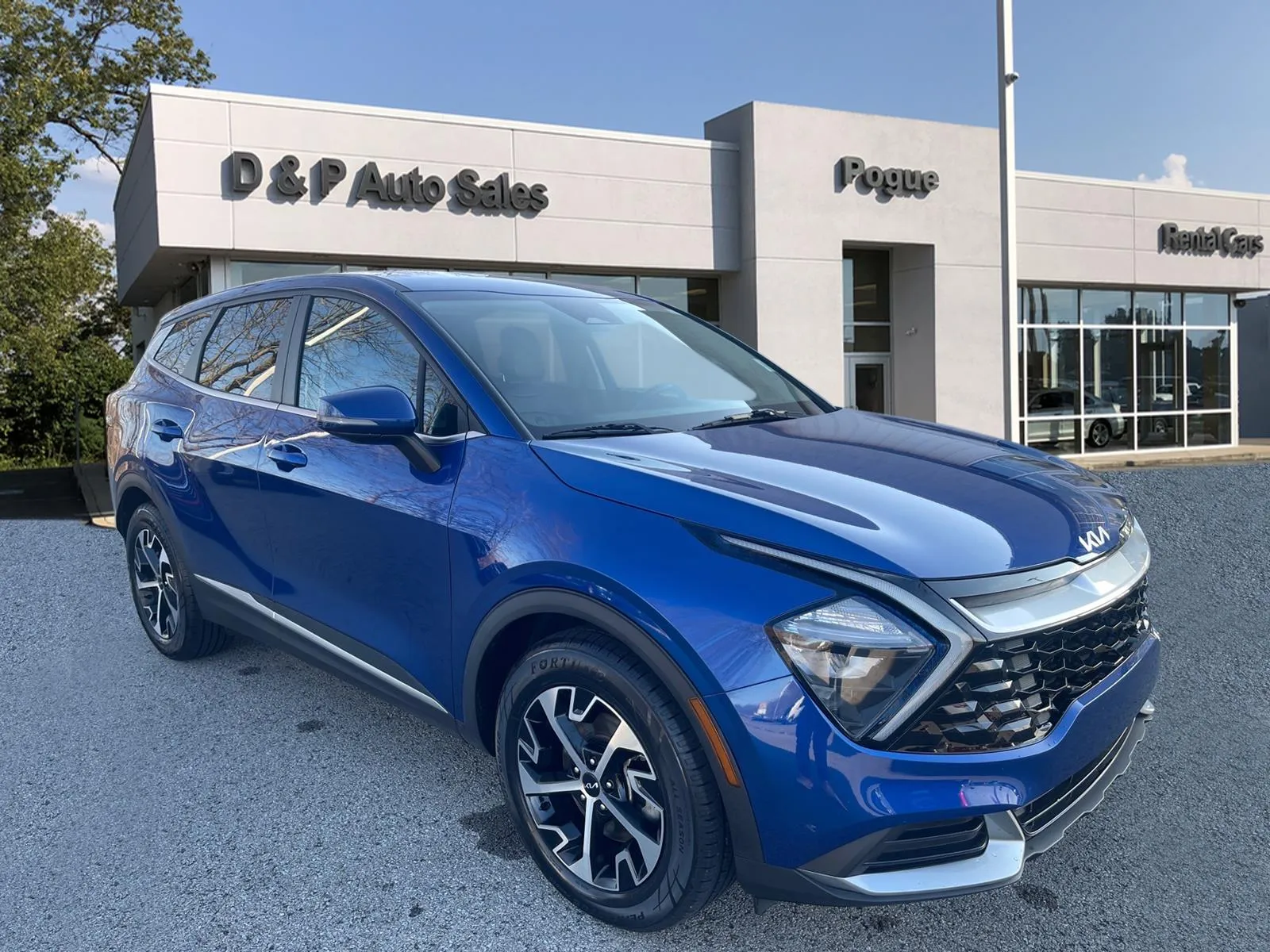 Blue 2023 Kia Sportage EX for sale in Greenville, KY