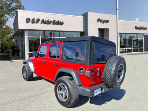 Another view of 2018 Jeep Wrangler Unlimited Sport S for sale in Greenville, KY at D & P Auto Sales