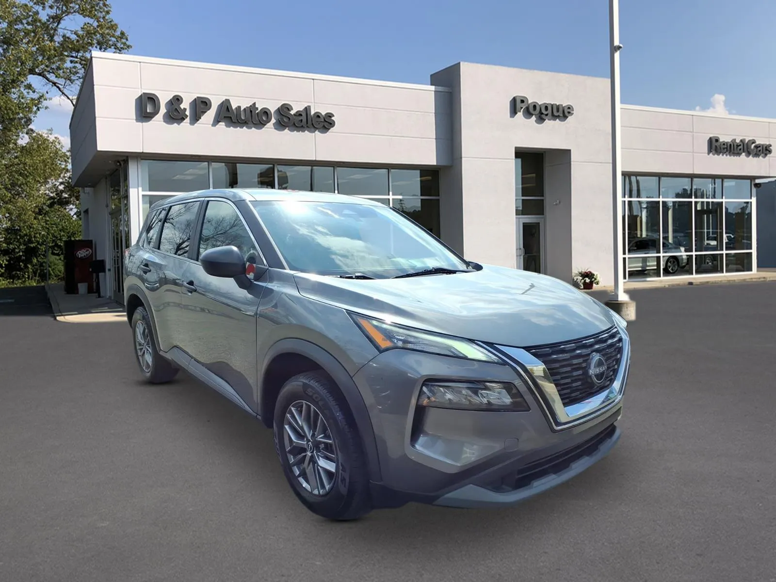 Gray 2023 Nissan Rogue S for sale in Greenville, KY
