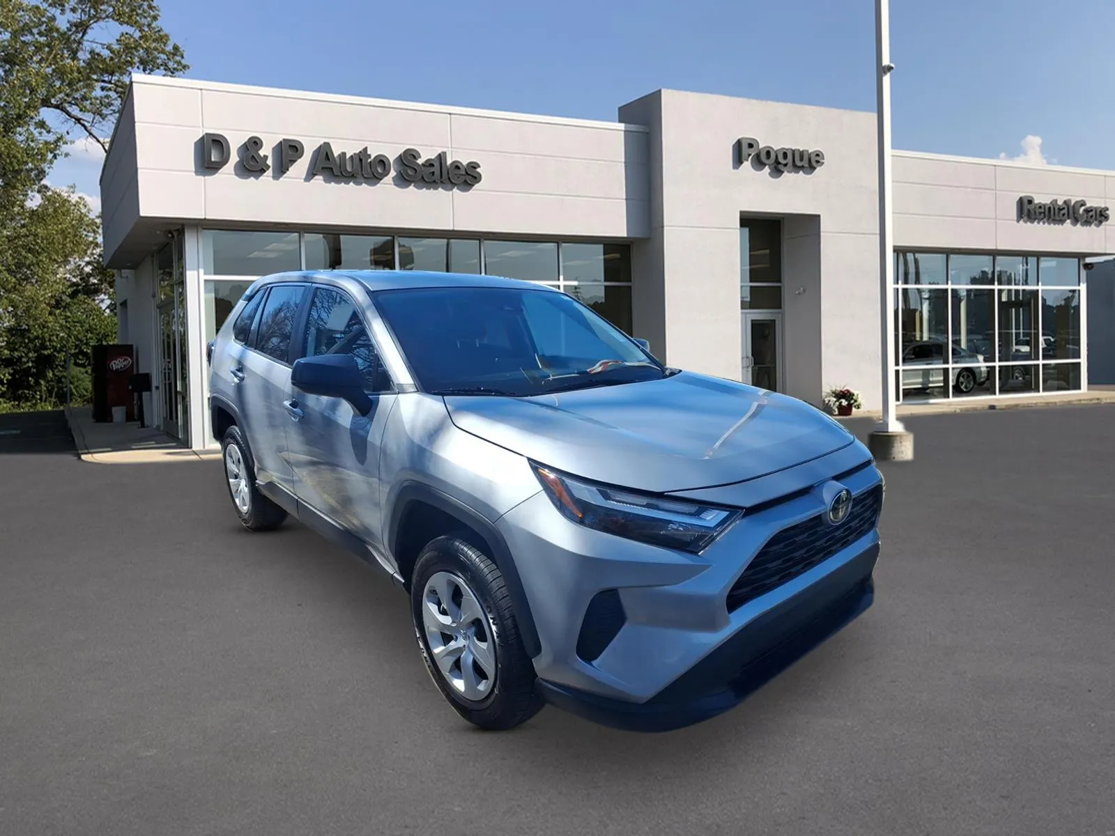 Silver 2024 Toyota RAV4 LE for sale in Greenville, KY