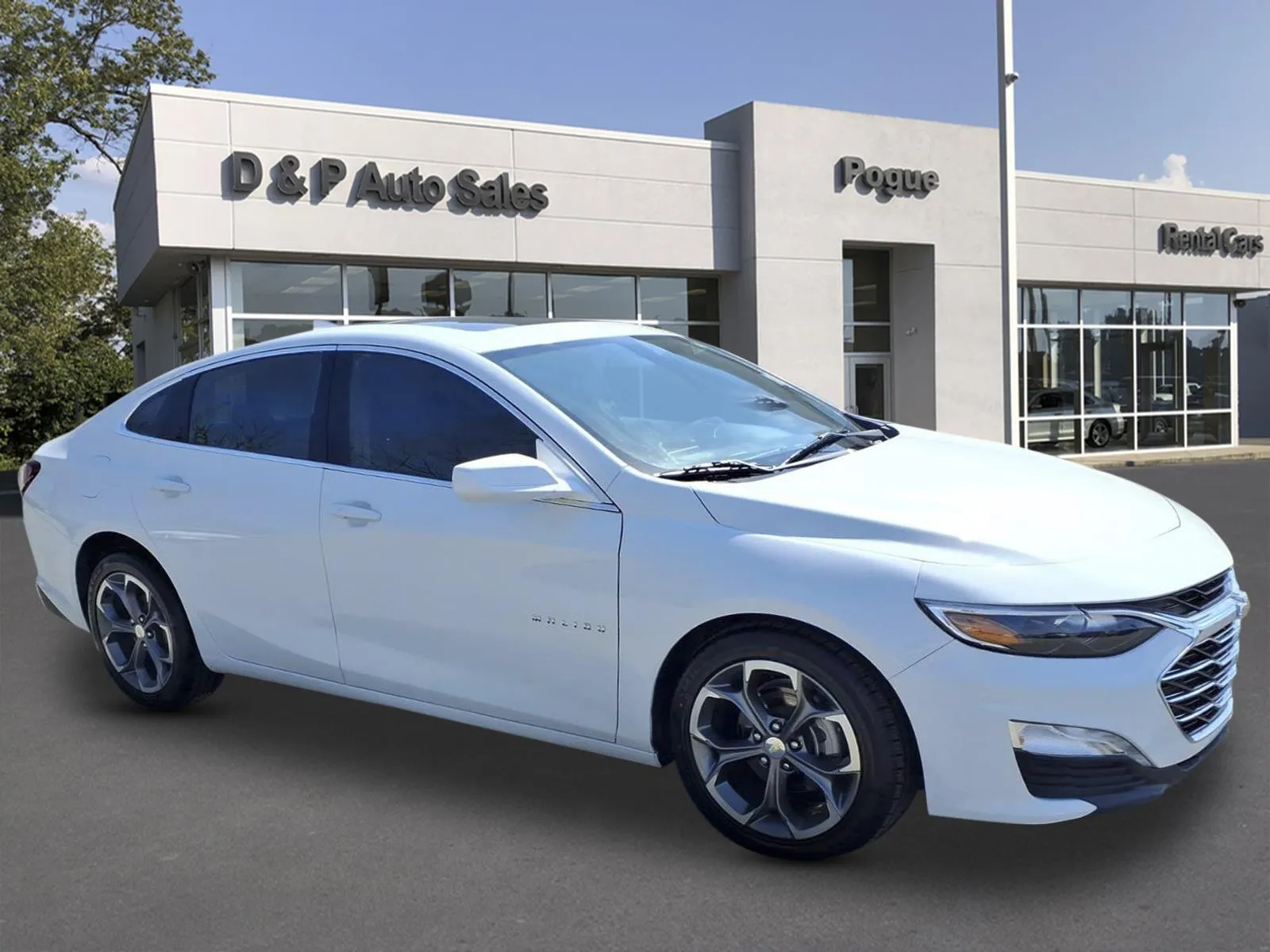 White 2020 Chevrolet Malibu LT for sale in Greenville, KY