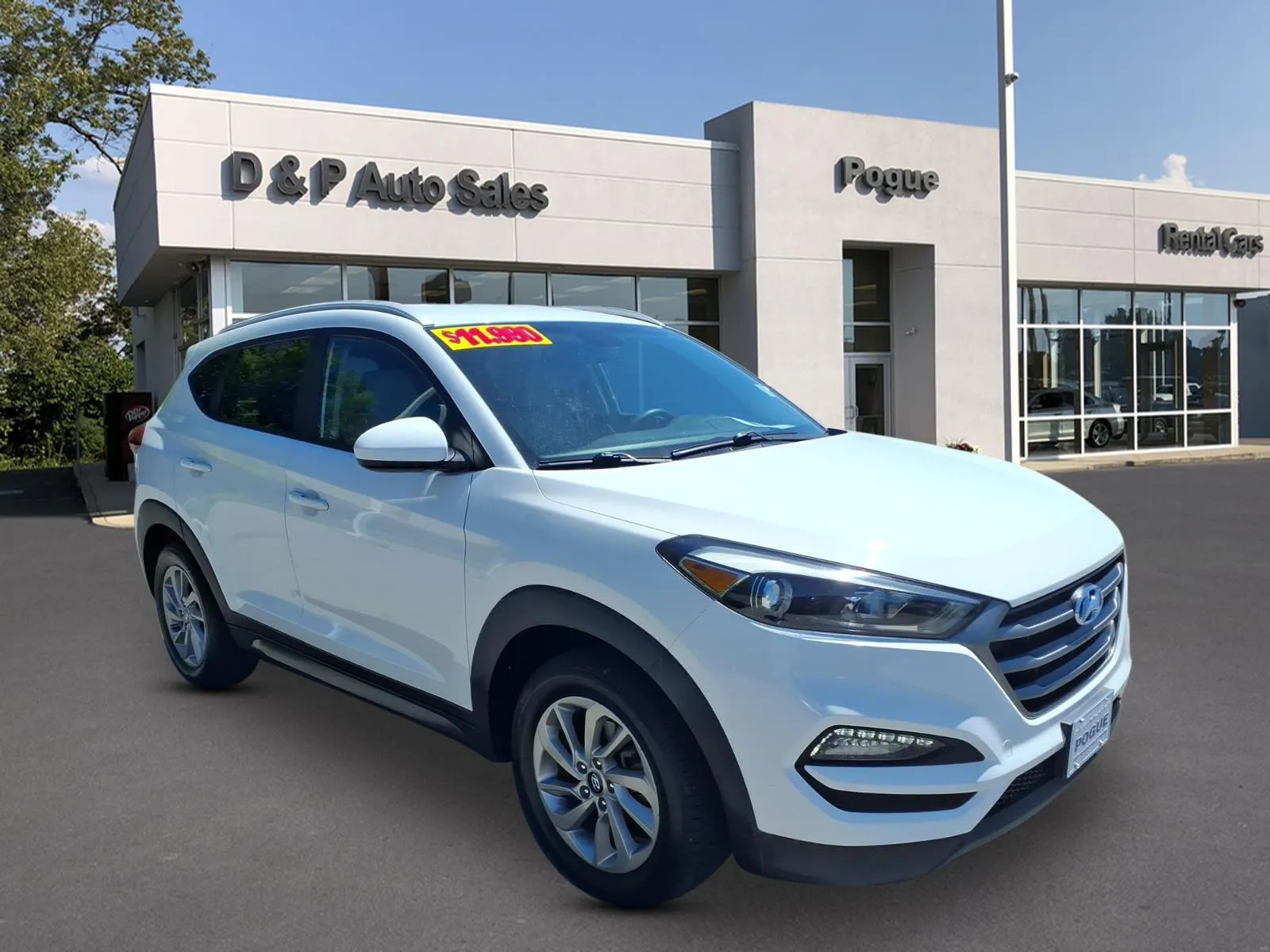 White 2016 Hyundai Tucson SE for sale in Greenville, KY