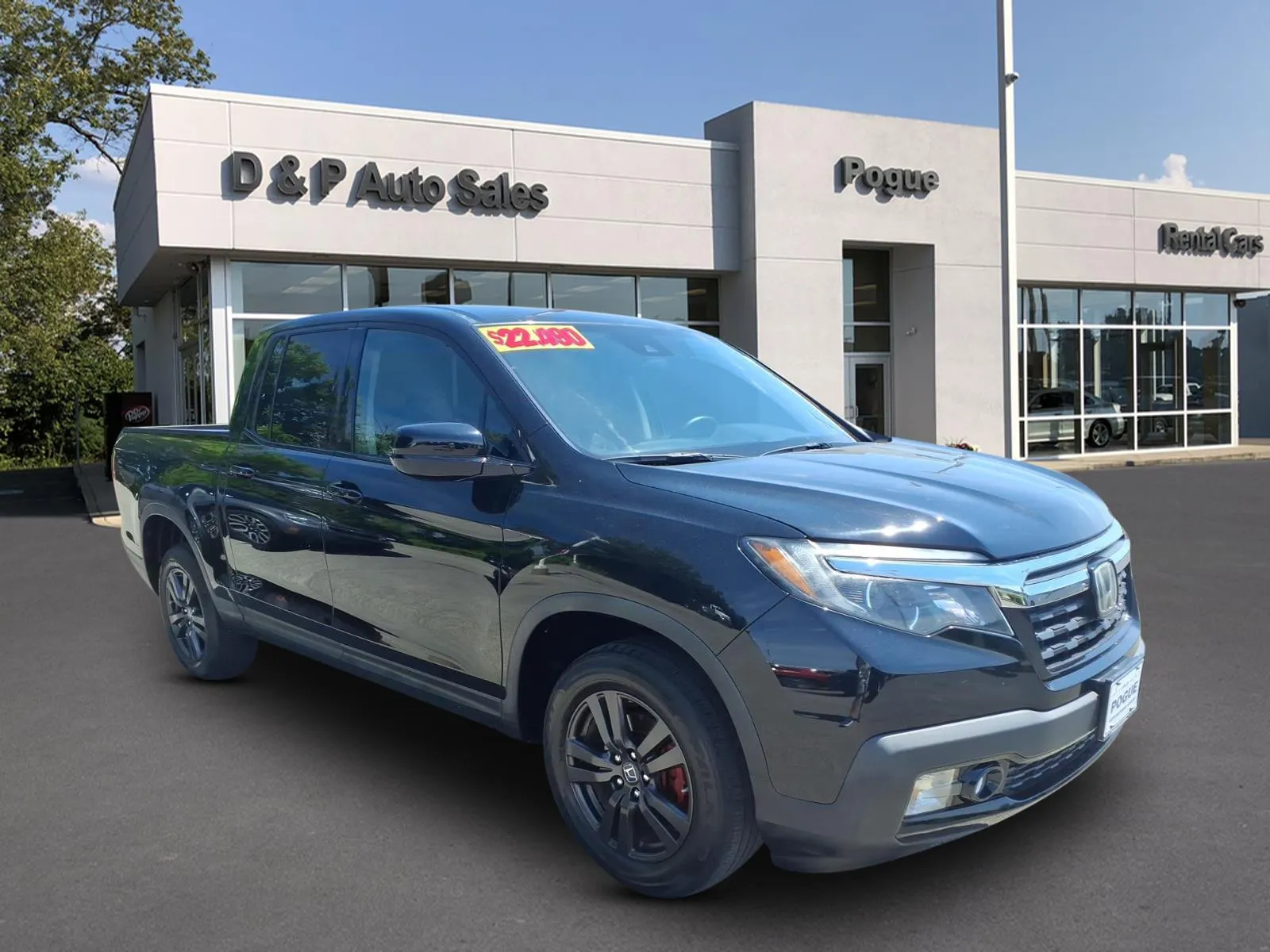 Black 2020 Honda Ridgeline Sport for sale in Greenville, KY