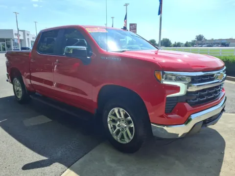 Red 2022 Chevrolet Silverado 1500 LT for sale in Greenville, KY