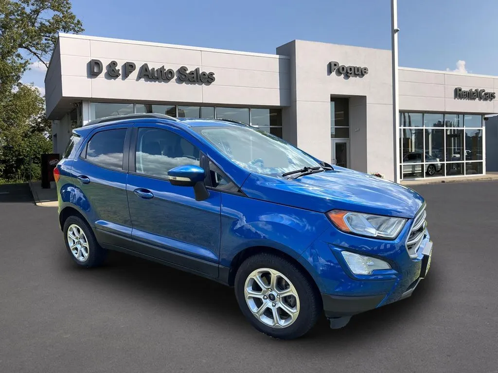 Blue 2021 Ford EcoSport SE for sale in Greenville, KY