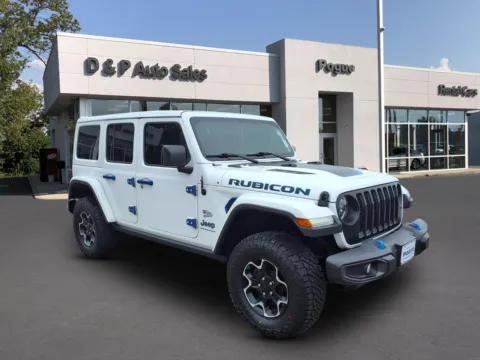 White 2023 Jeep Wrangler Rubicon 4xe for sale in Greenville, KY