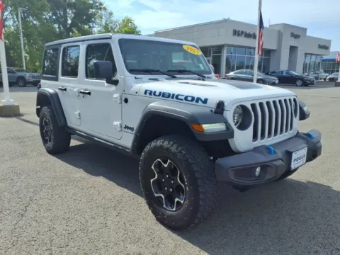 White 2023 Jeep Wrangler Rubicon 4xe for sale in Greenville, KY