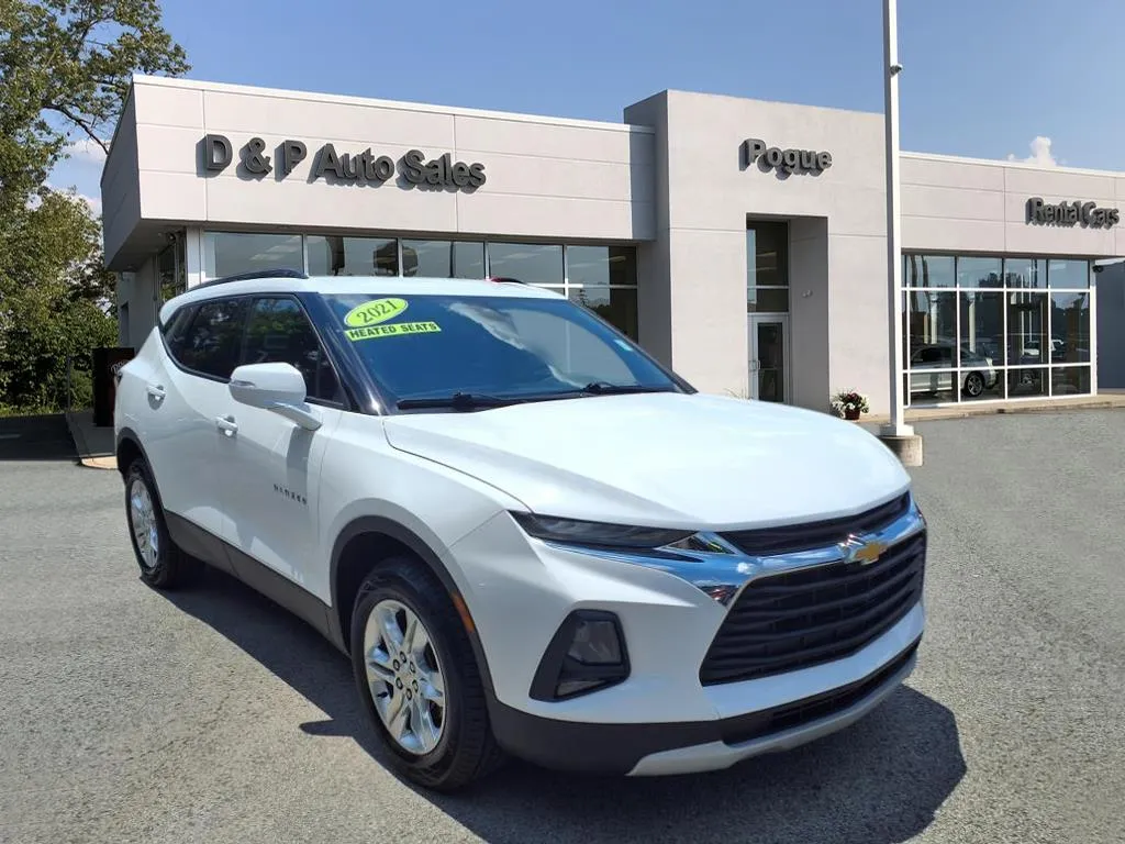 White 2021 Chevrolet Blazer LT for sale in Greenville, KY