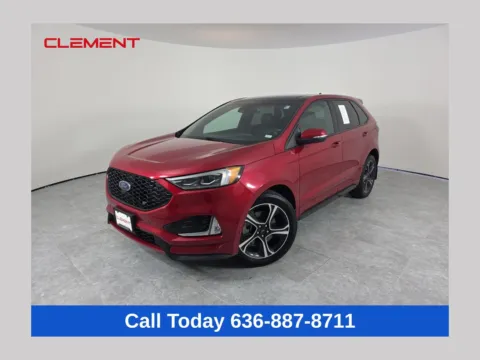 Red 2021 Ford Edge ST for sale in Wentzville, MO