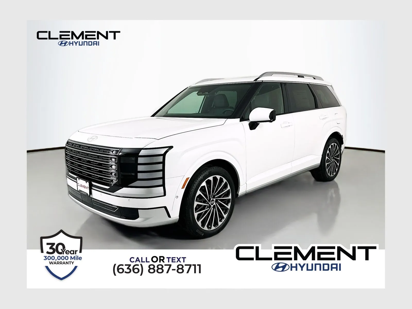 White 2026 Hyundai Palisade Hybrid Calligraphy for sale in Wentzville, MO