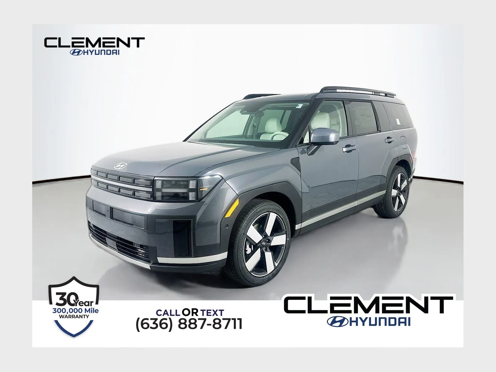 Gray 2026 Hyundai Santa Fe Hybrid Limited for sale in Wentzville, MO