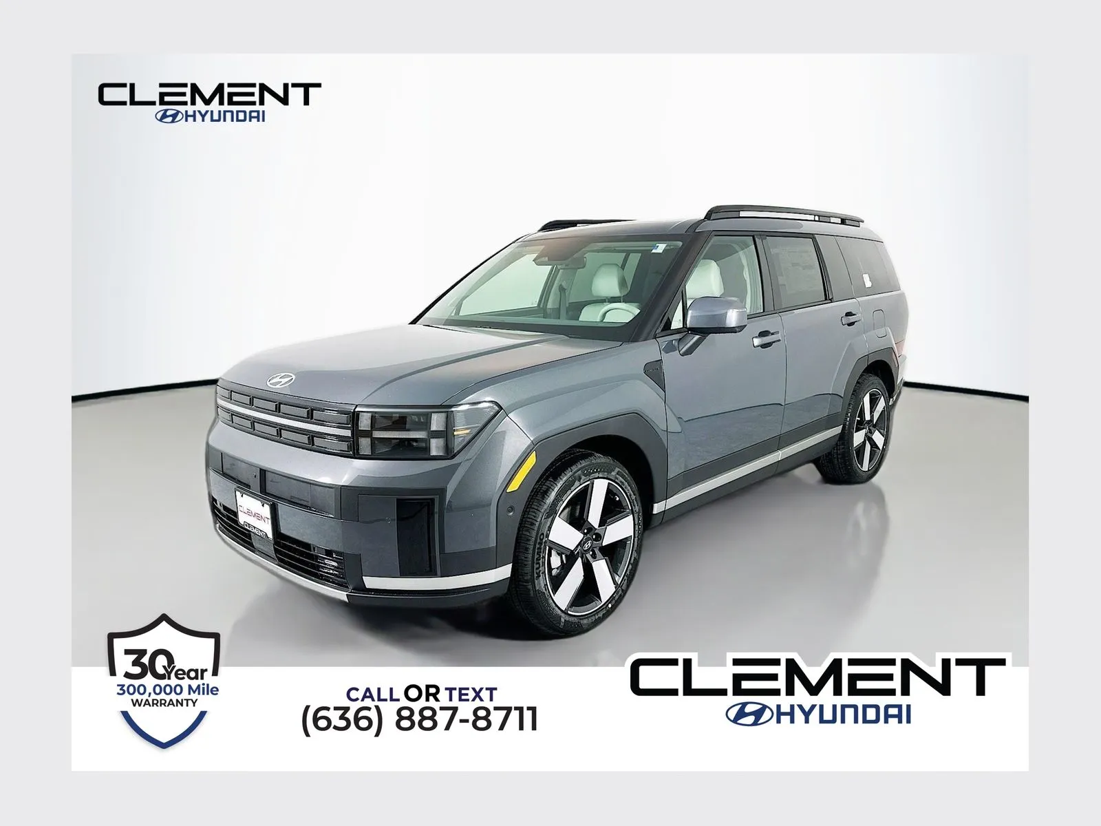 Gray 2026 Hyundai Santa Fe Hybrid Limited for sale in Wentzville, MO