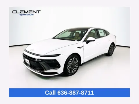 White 2026 Hyundai Sonata Hybrid Limited for sale in Wentzville, MO