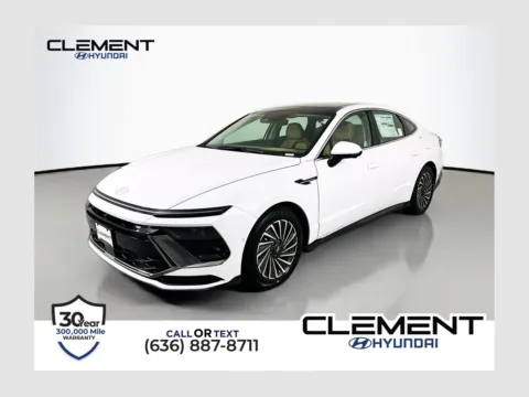 White 2026 Hyundai Sonata Hybrid Limited for sale in Wentzville, MO
