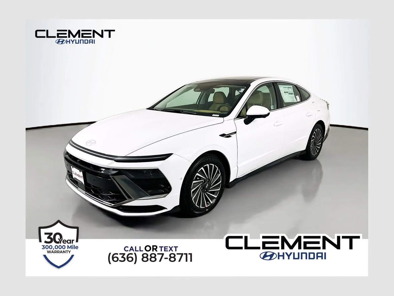 White 2026 Hyundai Sonata Hybrid Limited for sale in Wentzville, MO