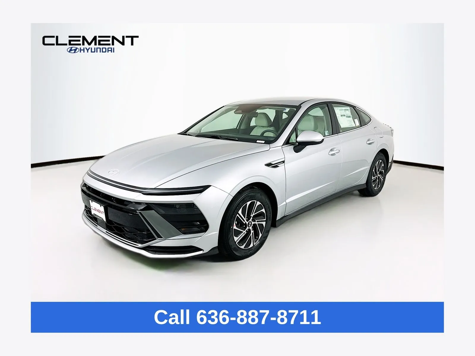 Silver 2026 Hyundai Sonata Hybrid Blue for sale in Wentzville, MO