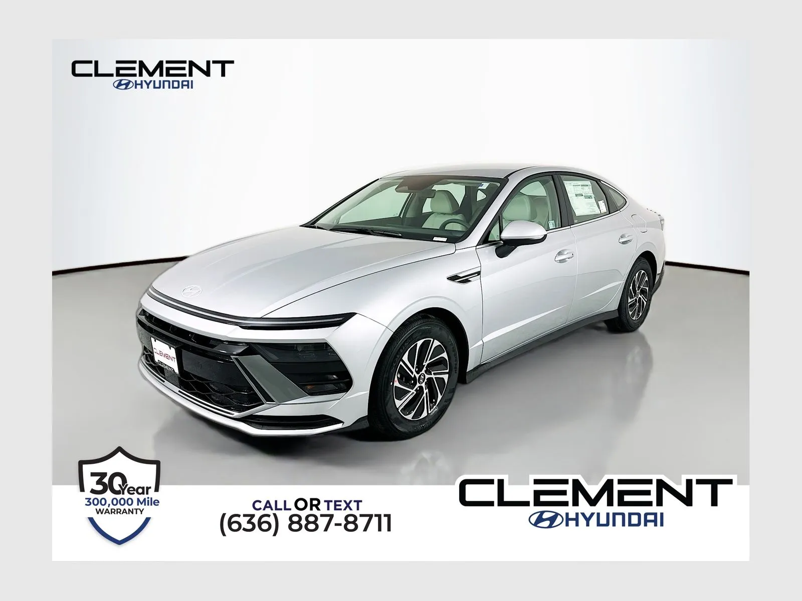 Silver 2026 Hyundai Sonata Hybrid Blue for sale in Wentzville, MO