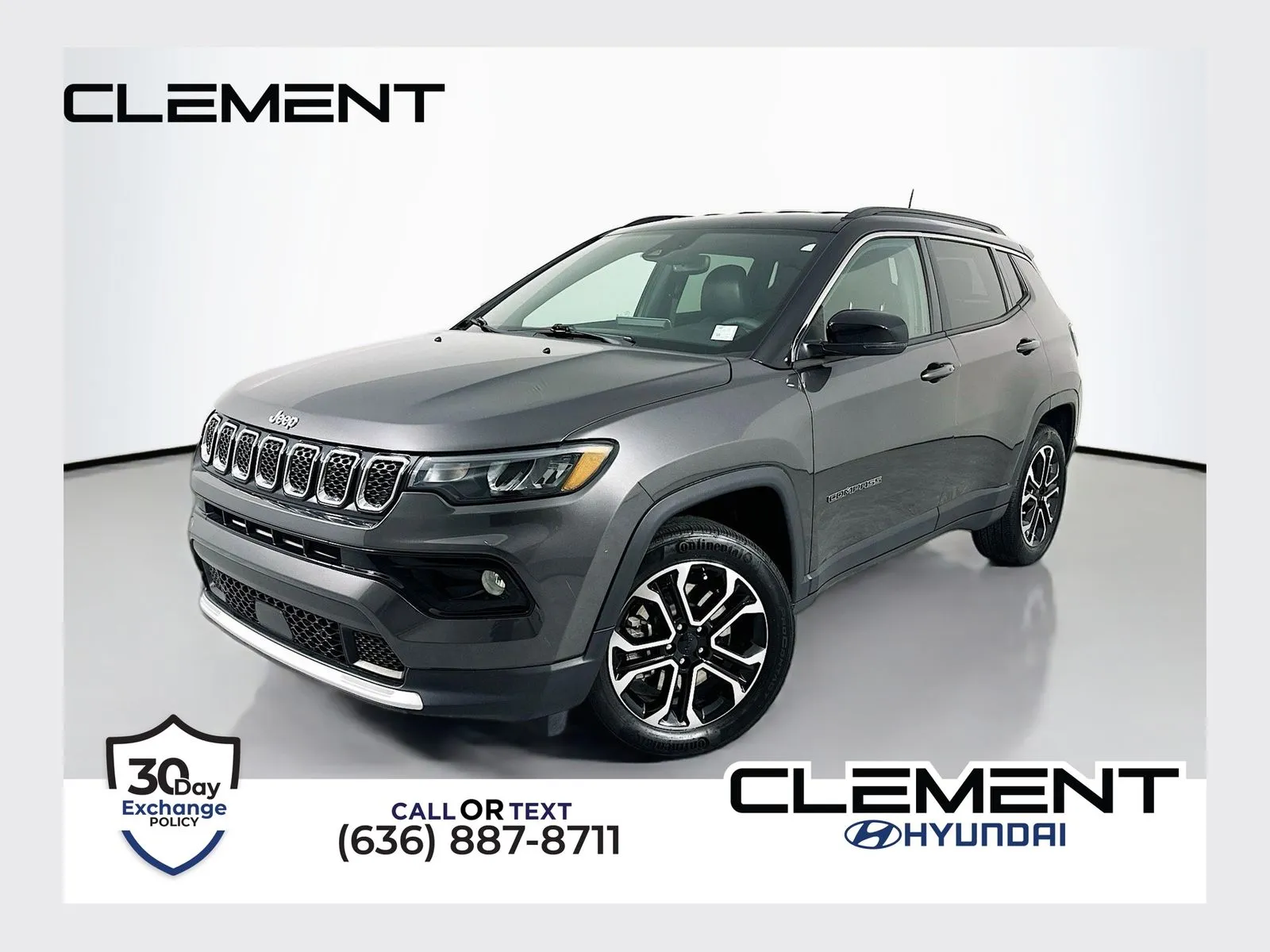 Gray 2023 Jeep Compass Limited for sale in Wentzville, MO