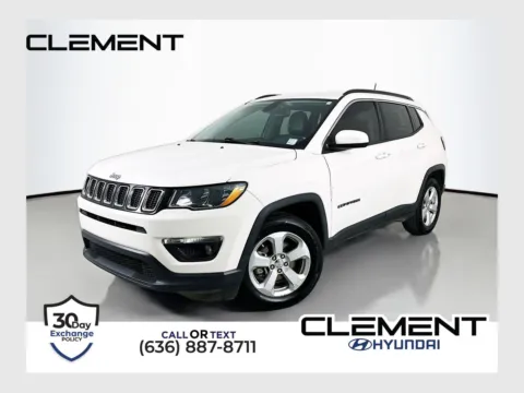 White 2021 Jeep Compass Latitude for sale in Wentzville, MO
