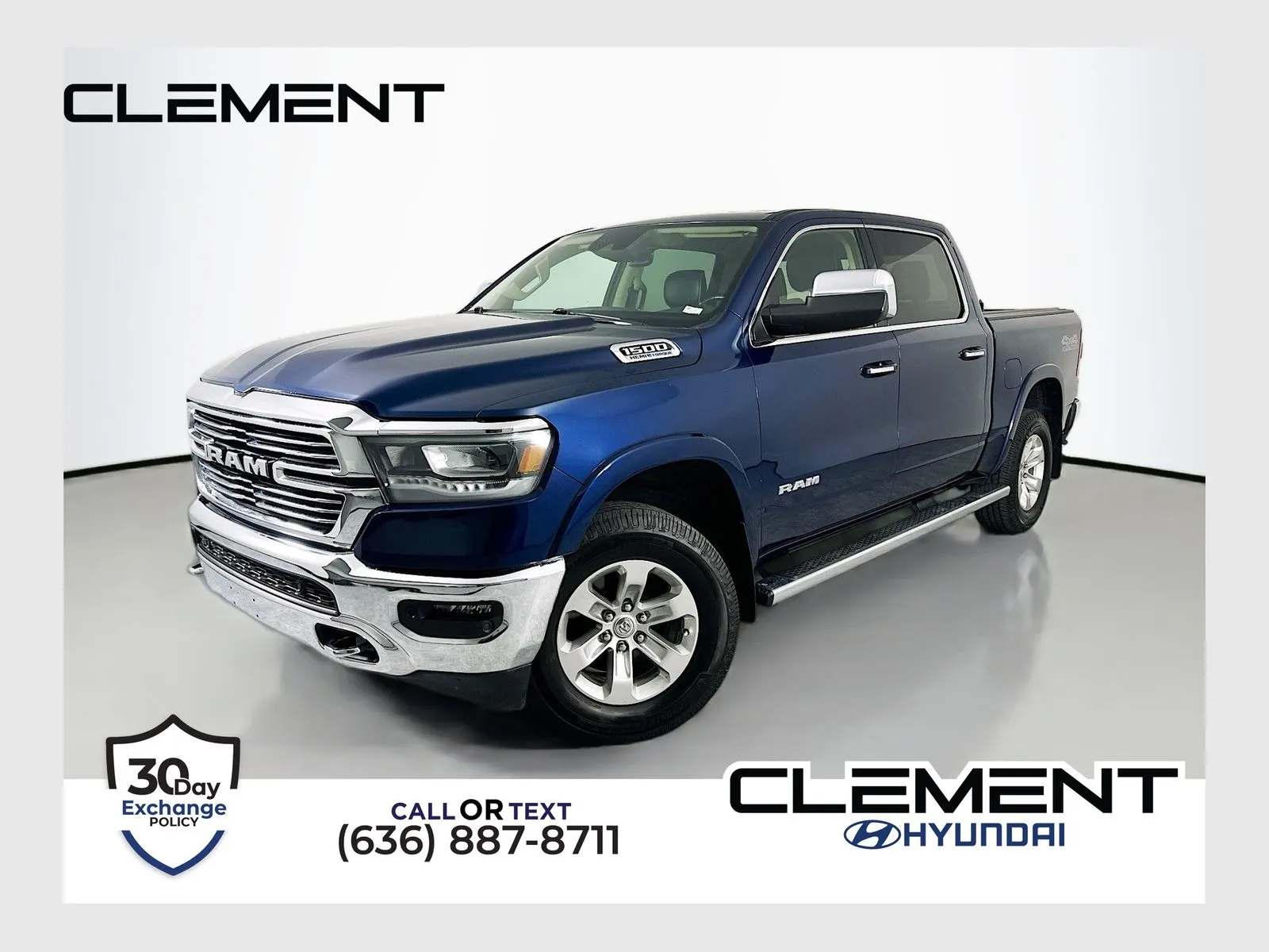 Blue 2021 Ram 1500 Laramie for sale in Wentzville, MO